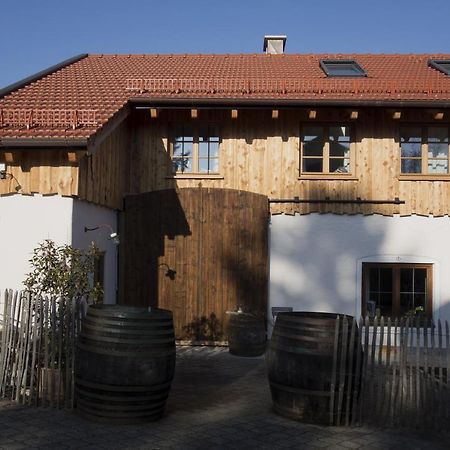 Heuboden - Ferienwohnung im Land-Café Emmering  Exterior foto