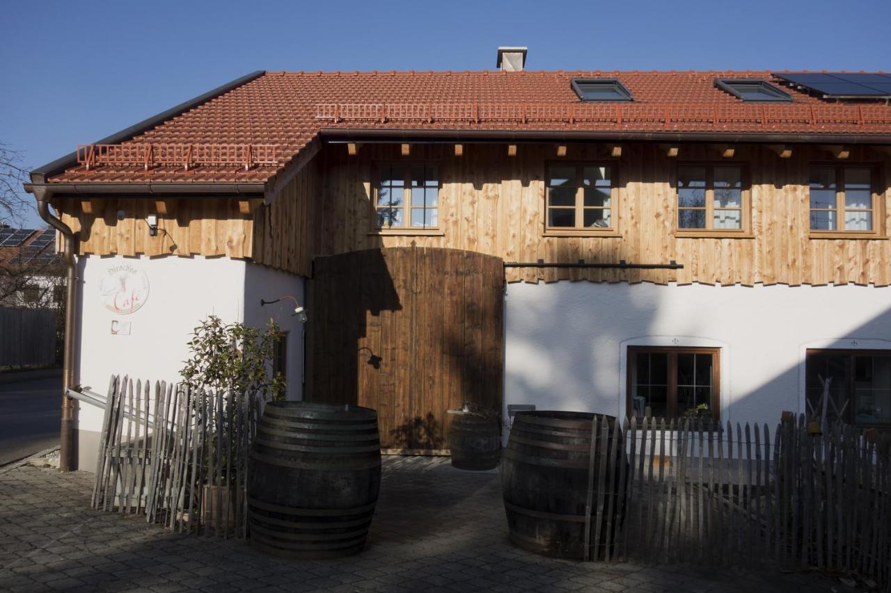 Heuboden - Ferienwohnung im Land-Café Emmering  Exterior foto