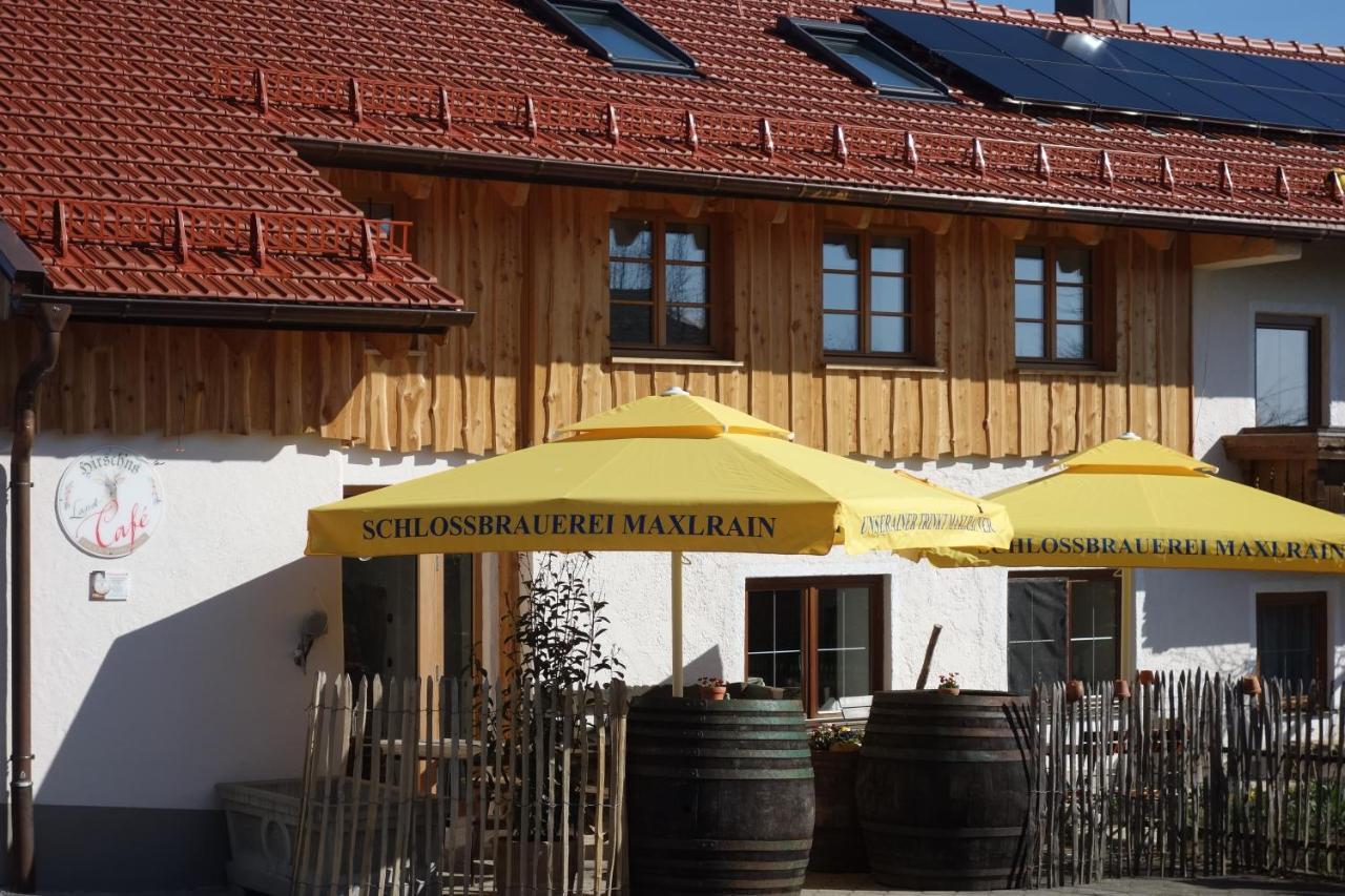 Heuboden - Ferienwohnung im Land-Café Emmering  Exterior foto